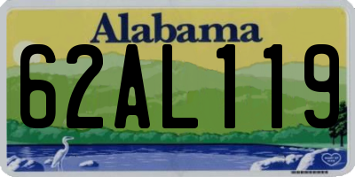 AL license plate 62AL119