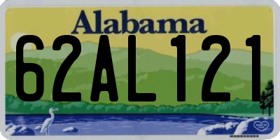 AL license plate 62AL121