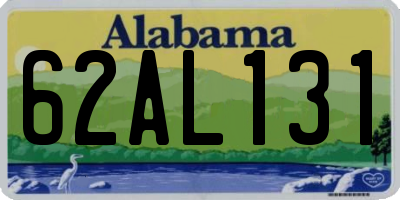 AL license plate 62AL131