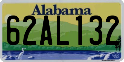 AL license plate 62AL132