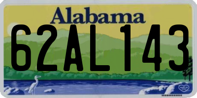 AL license plate 62AL143