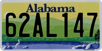 AL license plate 62AL147