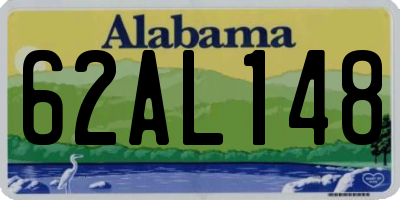 AL license plate 62AL148