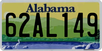 AL license plate 62AL149