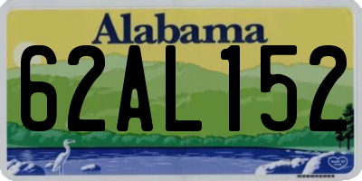 AL license plate 62AL152