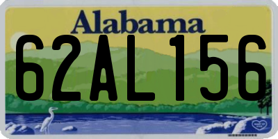 AL license plate 62AL156