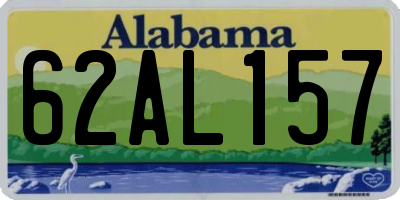 AL license plate 62AL157