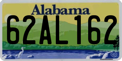 AL license plate 62AL162