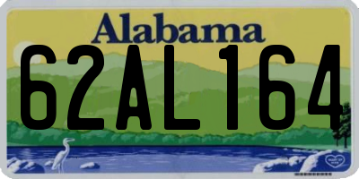 AL license plate 62AL164
