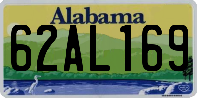 AL license plate 62AL169