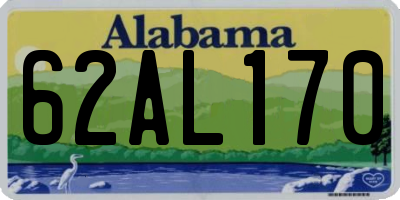 AL license plate 62AL170