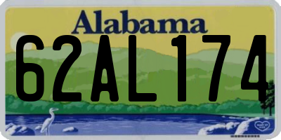 AL license plate 62AL174