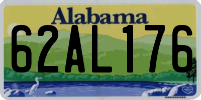 AL license plate 62AL176