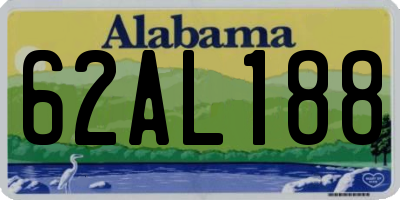 AL license plate 62AL188