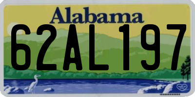 AL license plate 62AL197