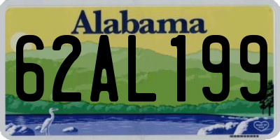AL license plate 62AL199
