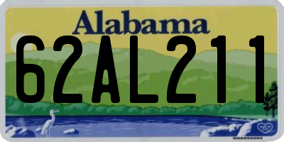 AL license plate 62AL211