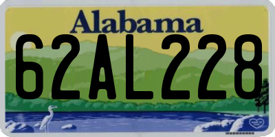 AL license plate 62AL228