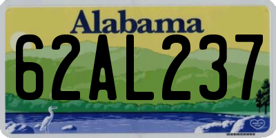 AL license plate 62AL237