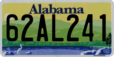 AL license plate 62AL241