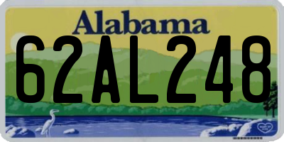AL license plate 62AL248
