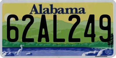 AL license plate 62AL249