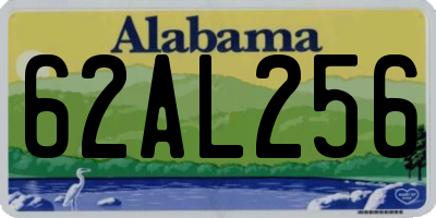 AL license plate 62AL256