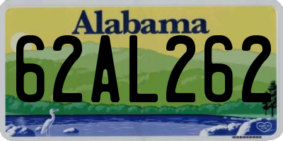 AL license plate 62AL262