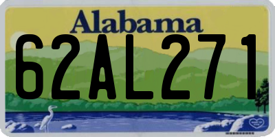 AL license plate 62AL271