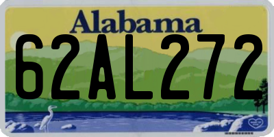 AL license plate 62AL272