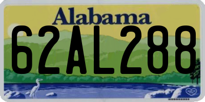 AL license plate 62AL288