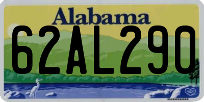 AL license plate 62AL290