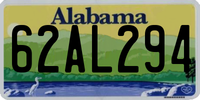 AL license plate 62AL294