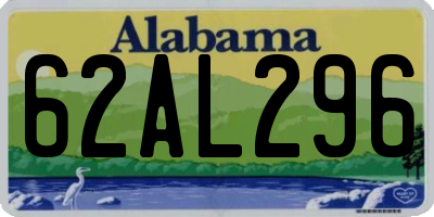 AL license plate 62AL296