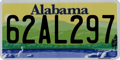 AL license plate 62AL297