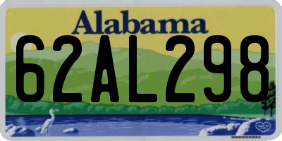 AL license plate 62AL298