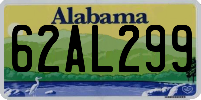 AL license plate 62AL299