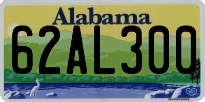 AL license plate 62AL300
