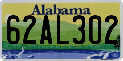 AL license plate 62AL302