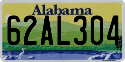 AL license plate 62AL304