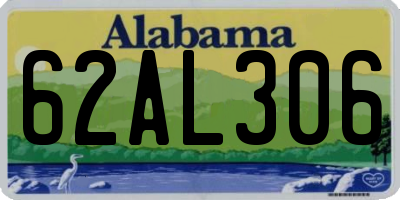 AL license plate 62AL306