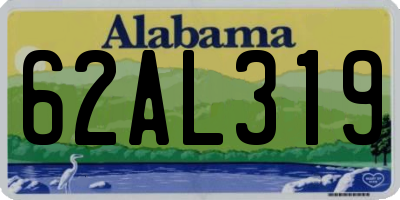 AL license plate 62AL319
