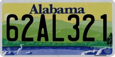 AL license plate 62AL321