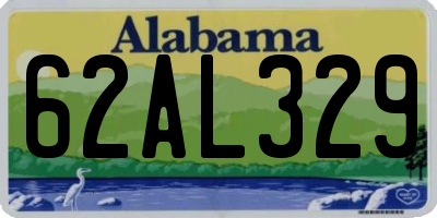 AL license plate 62AL329