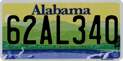 AL license plate 62AL340