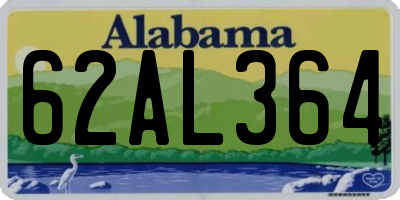 AL license plate 62AL364