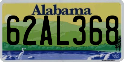 AL license plate 62AL368