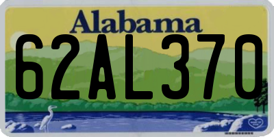 AL license plate 62AL370