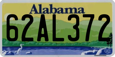 AL license plate 62AL372
