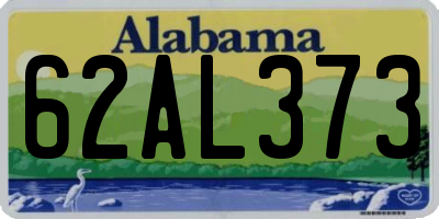 AL license plate 62AL373